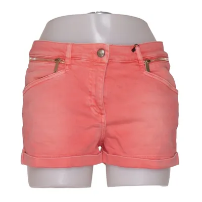 Short en jean (Rouge) de Matthew Williamson for H&M Coton, Élasthane