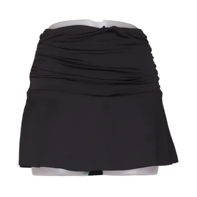 Jupe de sport (Noir) de Shein Élasthane, Polyester