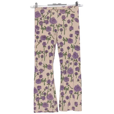 Pantalon de pyjama (Beige, Violet, Vert) de Mini Rodini Coton, Élasthane