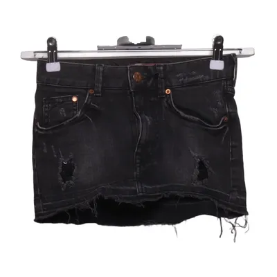 Jupe en jean (Gris) de & NOW Coton, Élasthane, Polyester