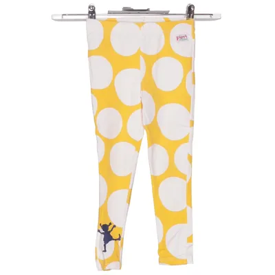 Leggings (Gelb, Weiß) von Pippi Långstrump Baumwolle, Elasthan