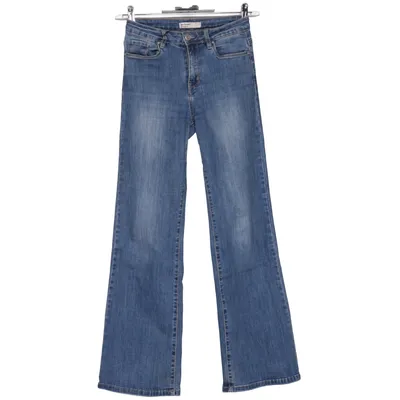 Jeans (Blå) fra Nina Carter Bomuld, Elastan, Polyester, Viscose