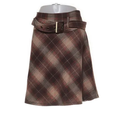 Kjol (Brun, Flerfärgad) från VILA Polyester, Ull