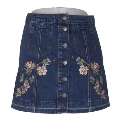 Jupe en jean (Moto) de Topshop Moto Coton