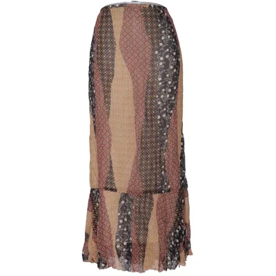 Maxi skirt (Brown, Black, Beige, Multicolored) from Hirsch Polyester