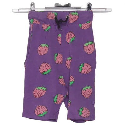 Shorts (Lila, Mehrfarbig) von Småfolk Elasthan, Bio-Baumwolle