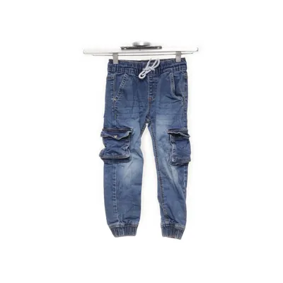 Cargobyxor (Blå) från Topolino Bomull, Elastan, Polyester