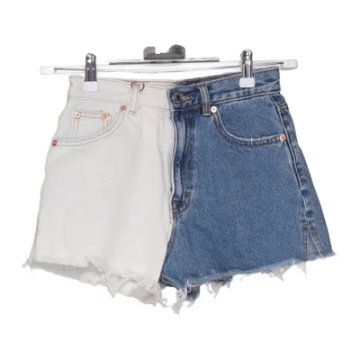 Denim shorts (Blauw, Wit) van Pull & Bear Katoen