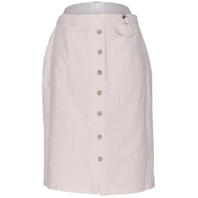 Jupe (Beige) de Berkertex Lin, Polyester, Viscose