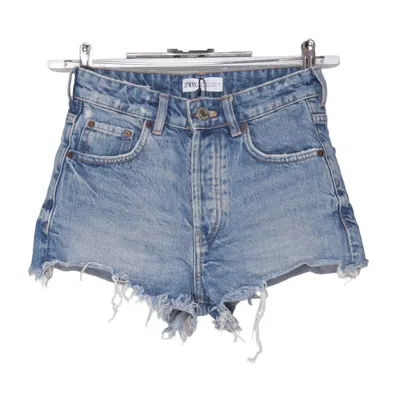 Denim shorts (Blue) from Zara Cotton