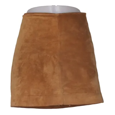 Läderkjol (Brun) från Zara Woman
