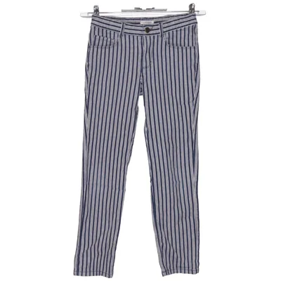 Jeans (Blå, Hvid) fra Caramel Bomuld, Elastan