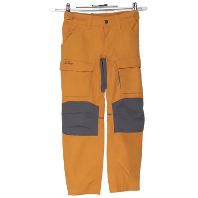 Friluftsbyxor (Gul, Grå) från Lundhags Ekologisk bomull, Polyuretan, Återvunnen polyester
