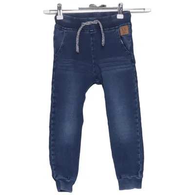 Jeans (Blå) från Lindex Kids Bomull, Elastan