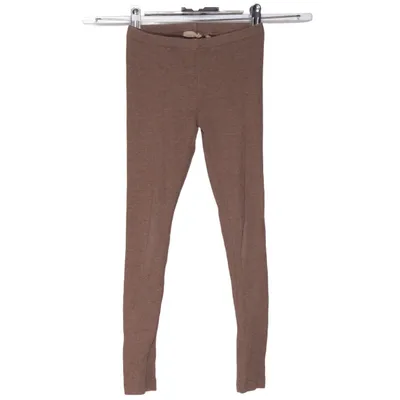 Leggings (Brown) from Wheat Elastane, Organic cotton