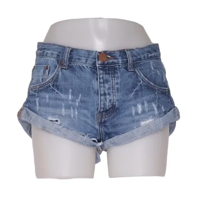 Denim shorts (Blue) from One x OneTeaSpoon Cotton