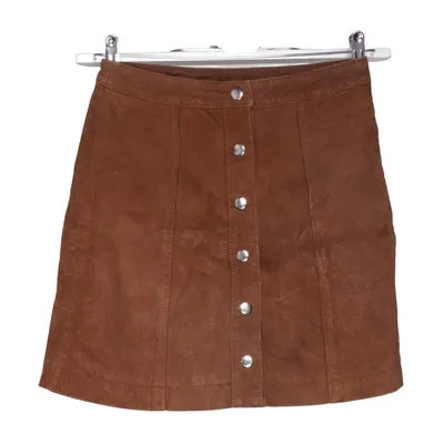 Läderkjol (Brun) från Stradivarius