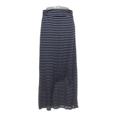 Långkjol (Blå, Vit) från 1982 Elastan, Polyester, Viskos