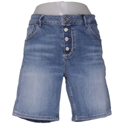 Denim shorts (Blauw) van Mos Mosh Katoen, Elastaan