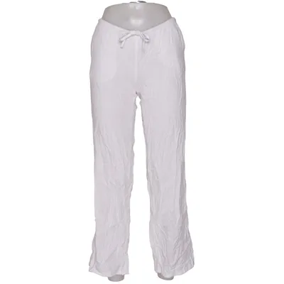 Pantacourt (Blanc) de Divided by H&M Viscose, Lin, Polyester, Coton