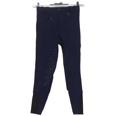 Pantalon d'équitation (Bleu, Noir) de Domino Élasthane, Polyester, Viscose