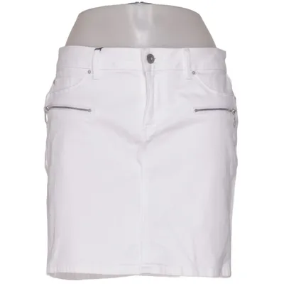 Spijkerrok (Wit) van ESPRIT Denim Katoen, Elastaan