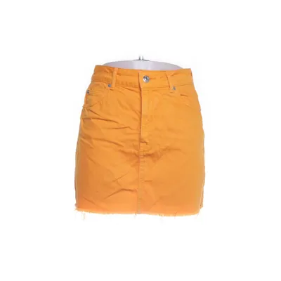 Spijkerrok (Oranje) van Topshop Moto Katoen