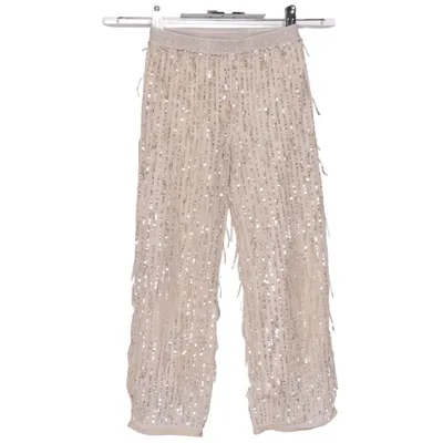 Palazzo broek (Beige, Zilver) van H&M Polyester
