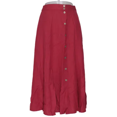 Maxi skirt (Red) from Piazza Linen, Viscose