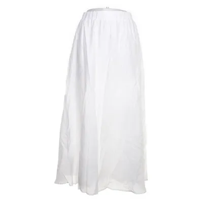 Maxi skirt (White) from NA-KD Cotton, Polyamide, Polyester, Viscose