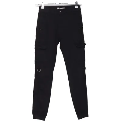 Cargo broek (Zwart) van Hello Miss Katoen, Elastaan