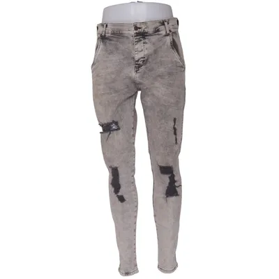 Jean (Gris) de SikSilk Coton, Élasthane