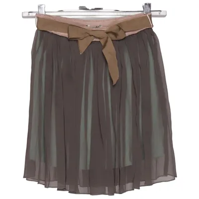 Skirt (Green, Beige) from Scotch R'Belle Elastane, Polyester, Viscose