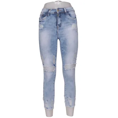 Jeans (Blå) fra Miss RJ Bomuld, Elastan, Polyester