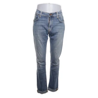 Spijkerbroek (Blauw) van Nudie Jeans Organisch katoen, Elastaan