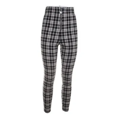 Broek (Zwart, Wit) van Zara Elastaan, Nylon, Polyester, Viscose