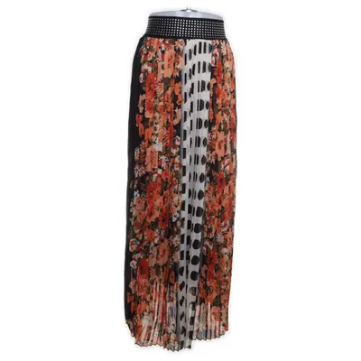 Maxi skirt (White, Multicolored) from Azaka Polyester