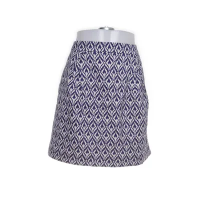 Kjol (Vit, Blå) från J.Crew Bomull, Elastan, Polyester