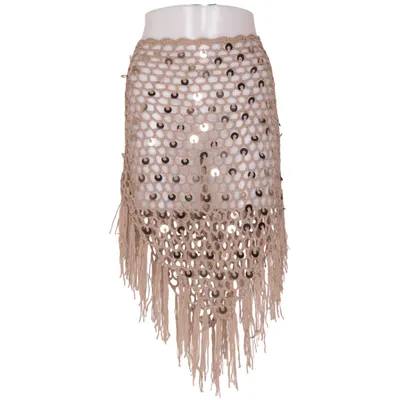 Poncho (Beige) från Edikted Akryl