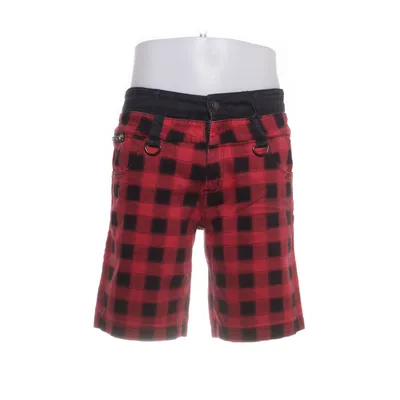 Jeansshorts (Röd, Svart) från EMP Bomull, Elastan