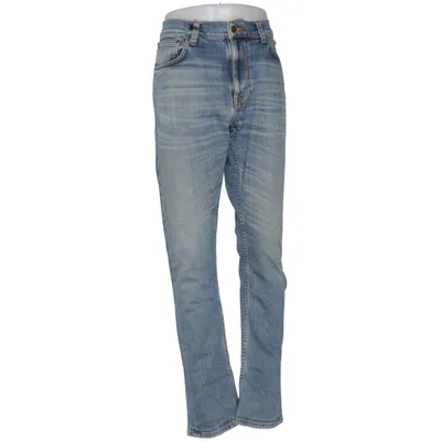 Spijkerbroek (Blauw) van Nudie Jeans Katoen, Elastaan