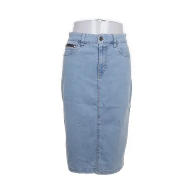 Spijkerrok (Blauw) van Kaffe Katoen, Elastaan, Polyester