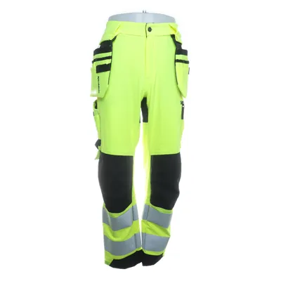 Arbetsbyxor (Svart, Gul) från Björnkläder Elastan, Polyamid, Polyester