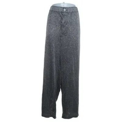 Byxor (Silverfärgad) från Shein Curve Metallfiber, Polyester