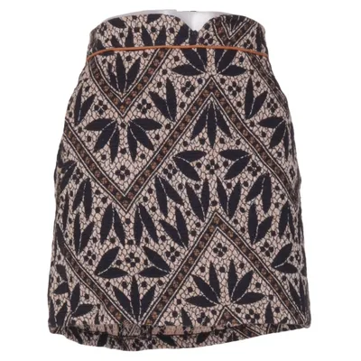Kjol (Svart, Beige) från La Petite Francaise Bomull, Polyester
