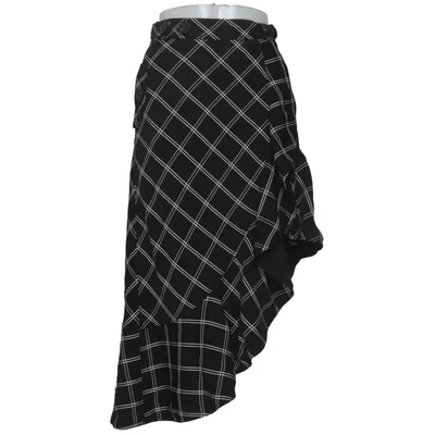 Wikkelrok (Zwart, Wit) van Self-Portrait Polyester, Viscose