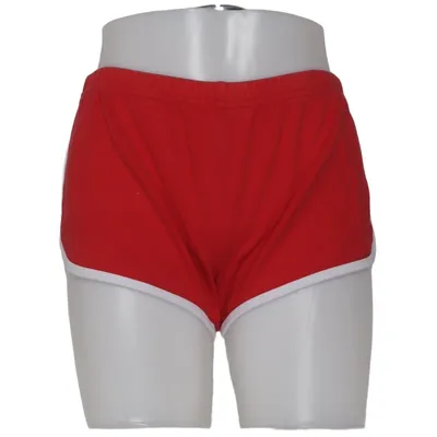 Træningsshorts (Rød, Hvid) fra American Apparel Bomuld