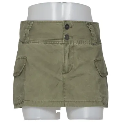 Jupe (Vert) de Zara Coton, Polyamide
