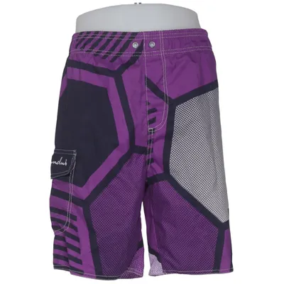 Shorts de bain (Violet, Noir, Blanc) de Fund Polyester