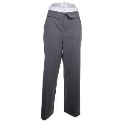 Broek (Grijs, Wit) van Zara Katoen